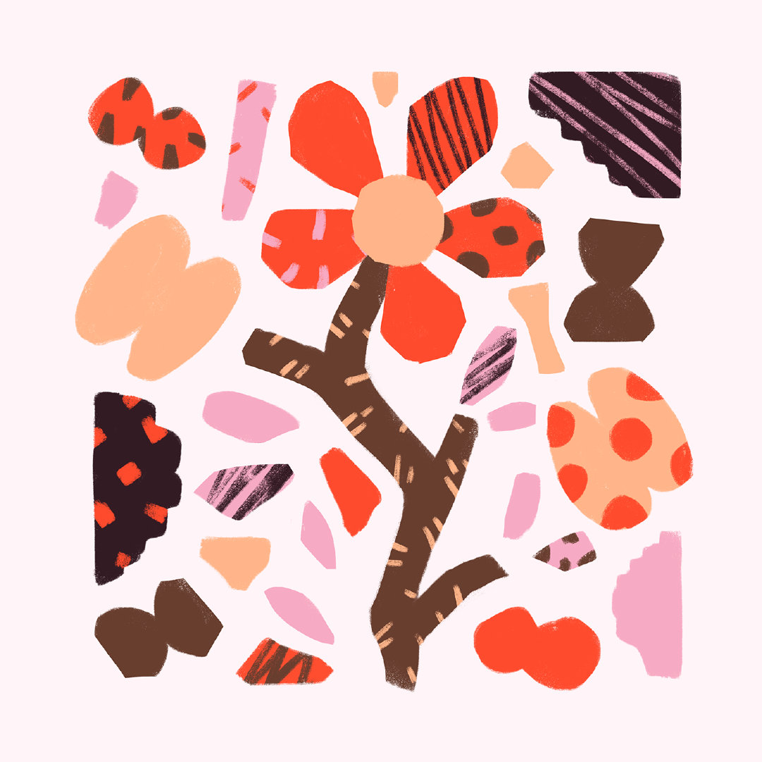 法国元素手绘插画背景,手绘素材插画人物