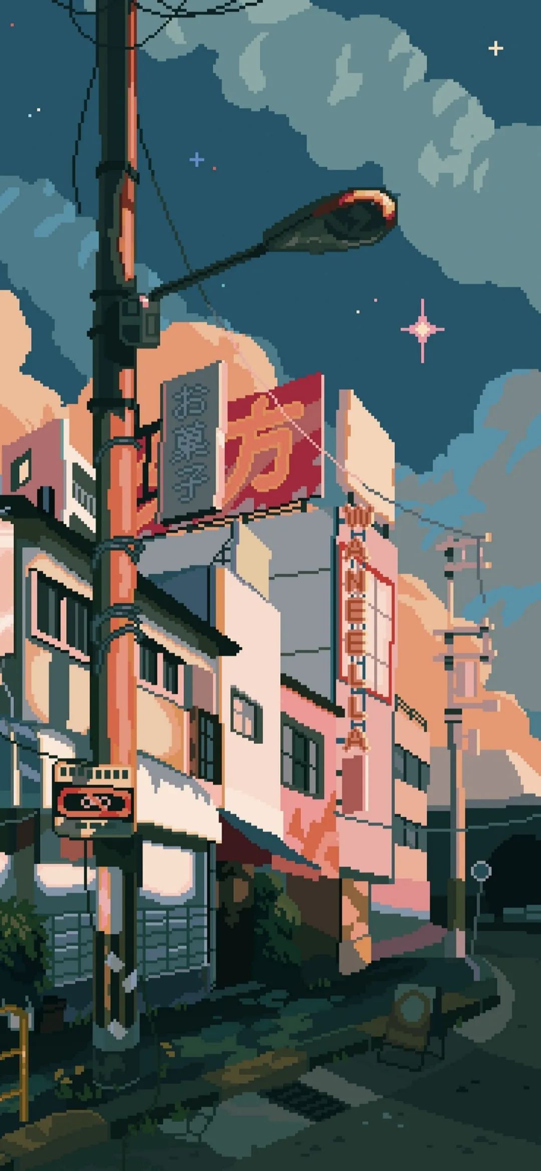 壁纸插画像素风,壁纸推荐像素风和插画风