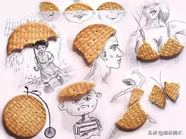 100种插画创意方法,好看的小插画铅笔