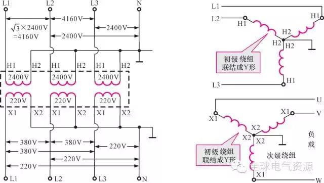 常见的变压器简图,如何看懂变压器技术参数