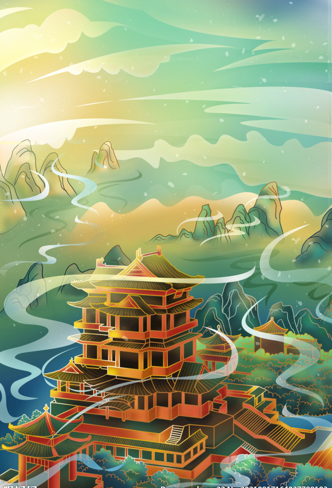 手绘国潮壁纸1920*1080,国潮壁纸图片保存