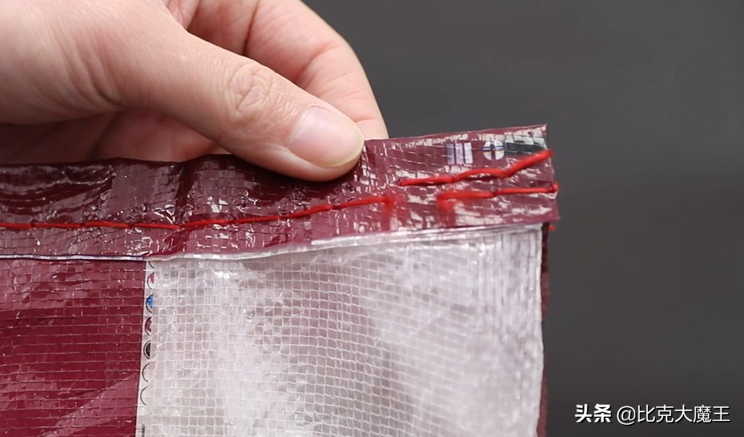 如何快速拆开米袋包装线,拆米袋线技巧妙招姐