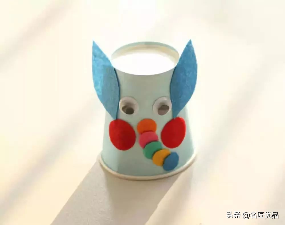 用两个纸杯手工制作纸杯娃娃,纸杯手工制作大全幼儿园手工