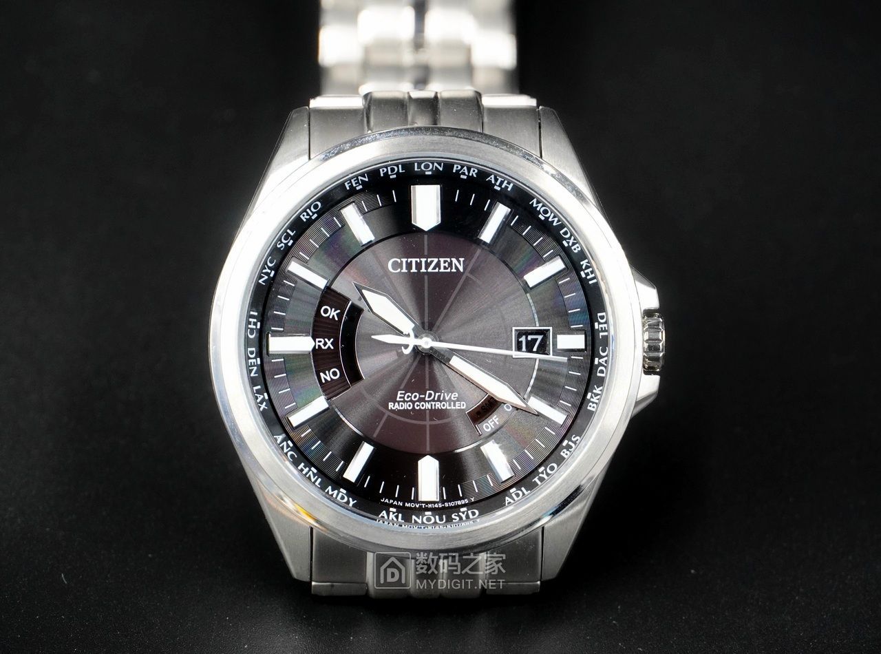 西铁城光动能手表h145开后盖,西铁城光动能手表黑盘视频评测