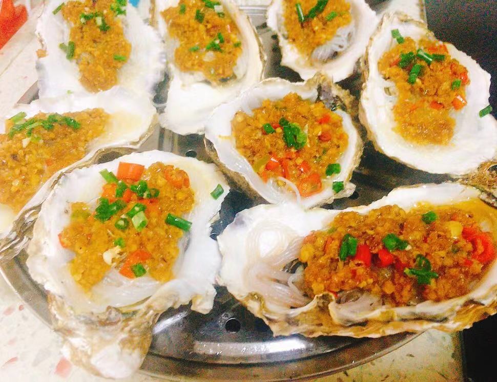 烧烤店生蚝烤法全过程,烤生蚝和烧烤哪个好吃