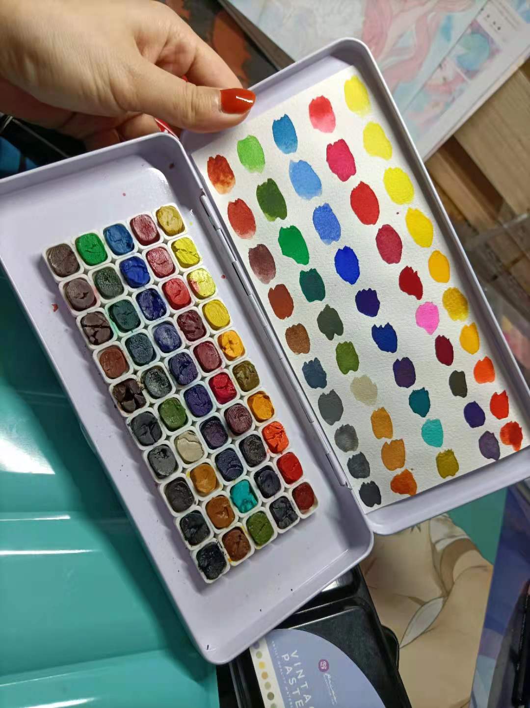 水彩颜料大师级和学生级,水彩画颜料大师级