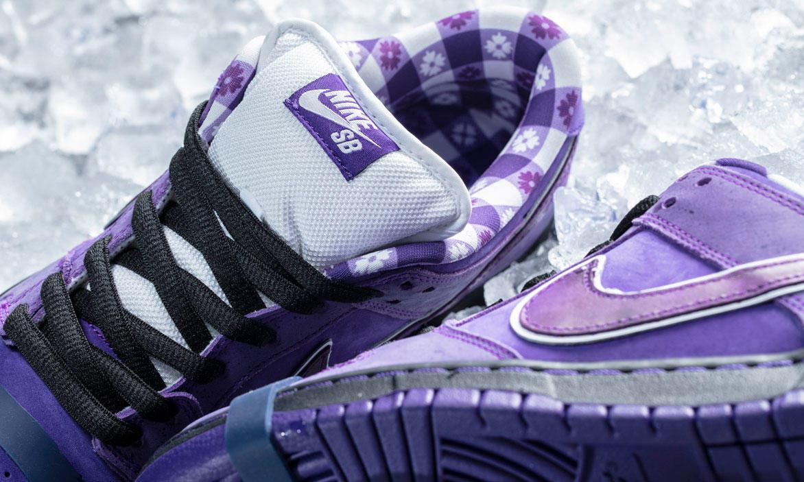 nikedunksb紫龙虾上脚,nikesbdunk紫龙虾
