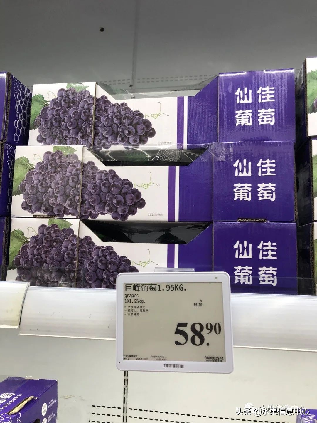 中秋节前，走访两家水果零售店，水果标准化在这里体现的淋漓尽致