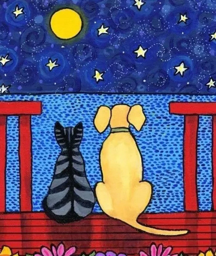 儿童创意水粉画作品,6-12岁幼儿创意水粉教程入门