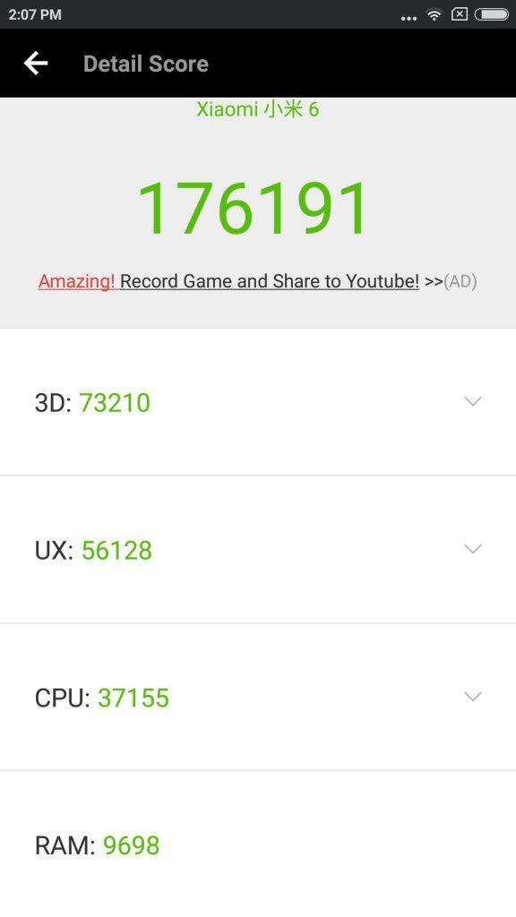 小米mi6测评,小米mi6多少内存