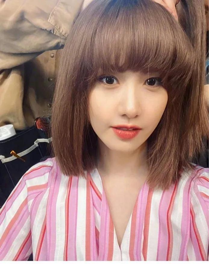 林允儿假发视频完整版,林允儿发型图片最新短发