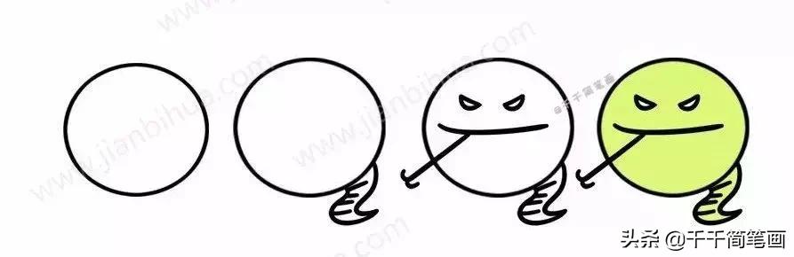 各种小动物头像简笔画图片,简笔画小动物情侣头像