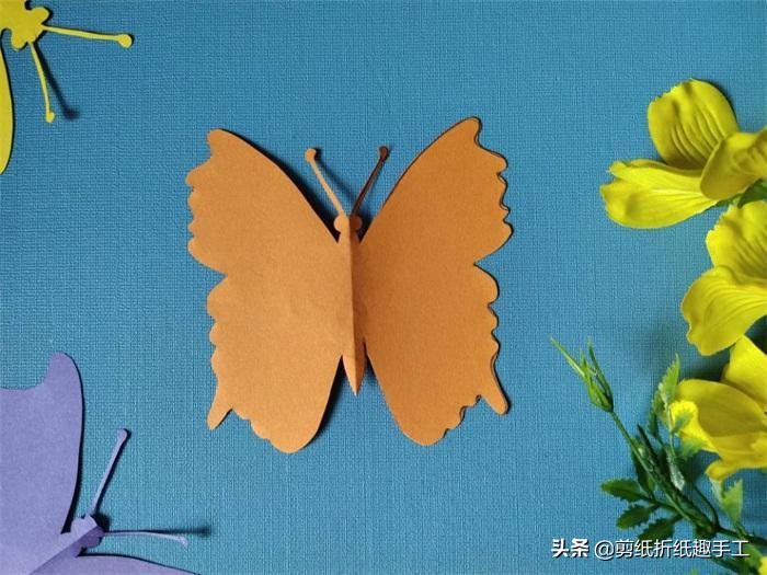 儿童剪纸8-10岁可打印蝴蝶,对称剪纸蝴蝶图案大全及方法