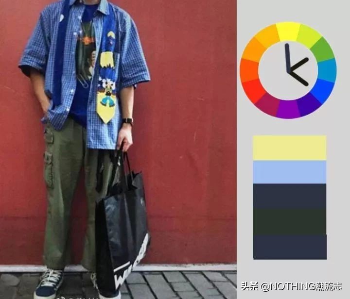 黑白灰搭配夏季男装,黑色青年男装搭配图片