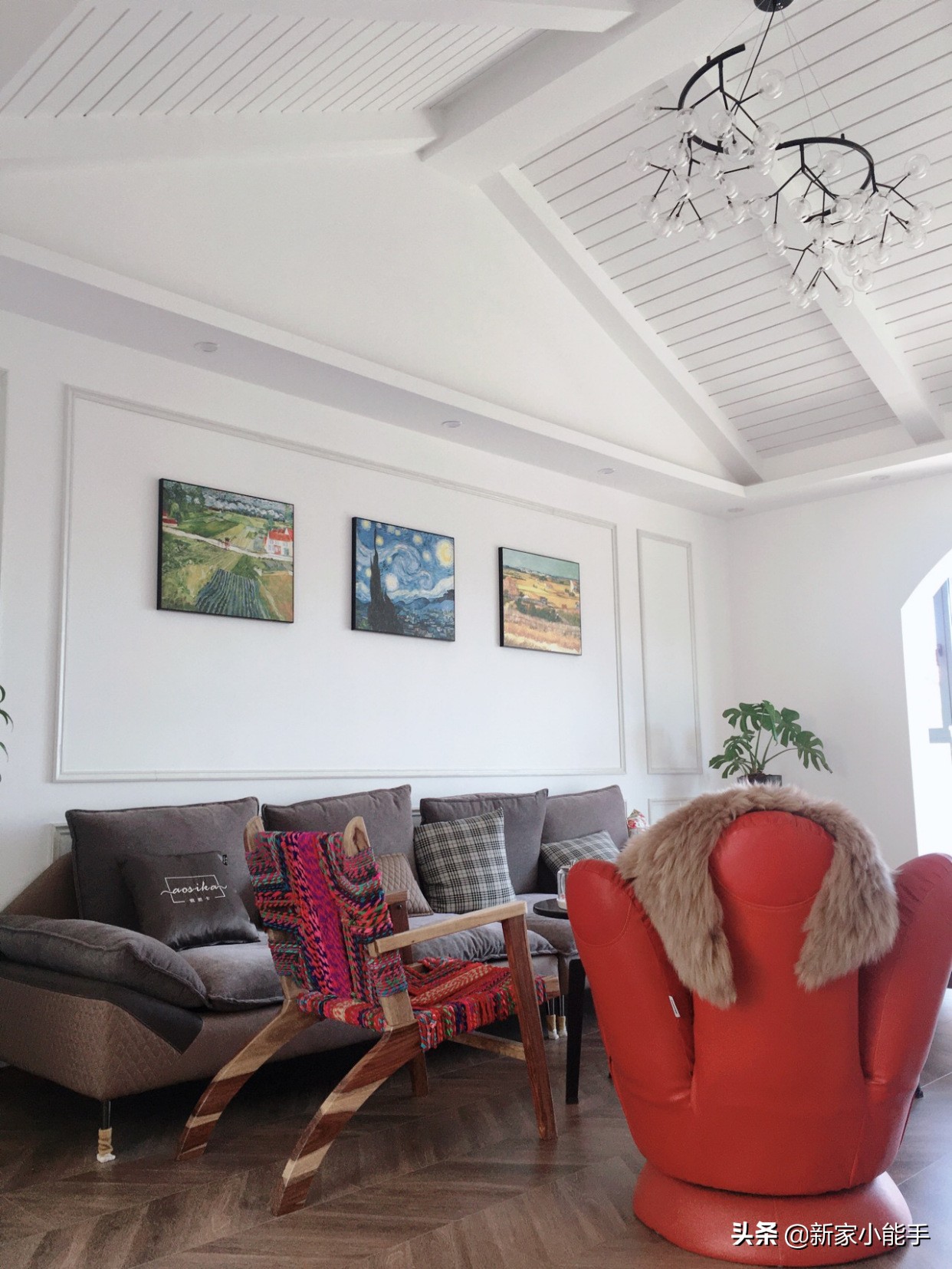 她家房子装修风格,她家装修很简单