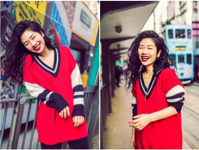 拒绝土气学会穿搭小技巧,红色内搭怎么穿