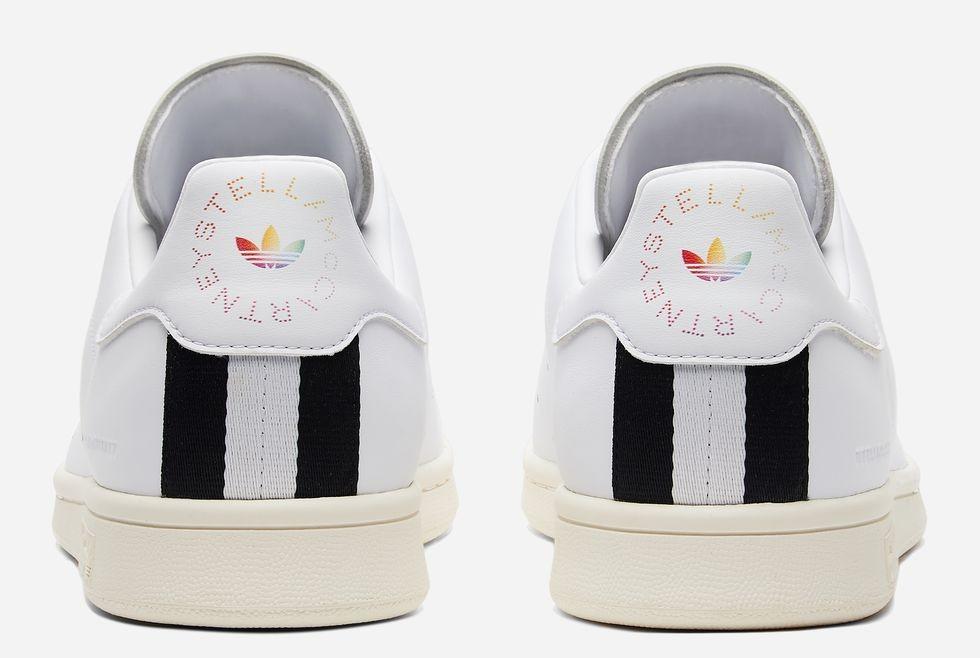 adidasstansmith黑板鞋,阿迪联名stansmith彩虹鞋带