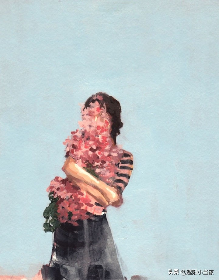 笔触丝滑的装饰画,仙气飘飘的小装饰画