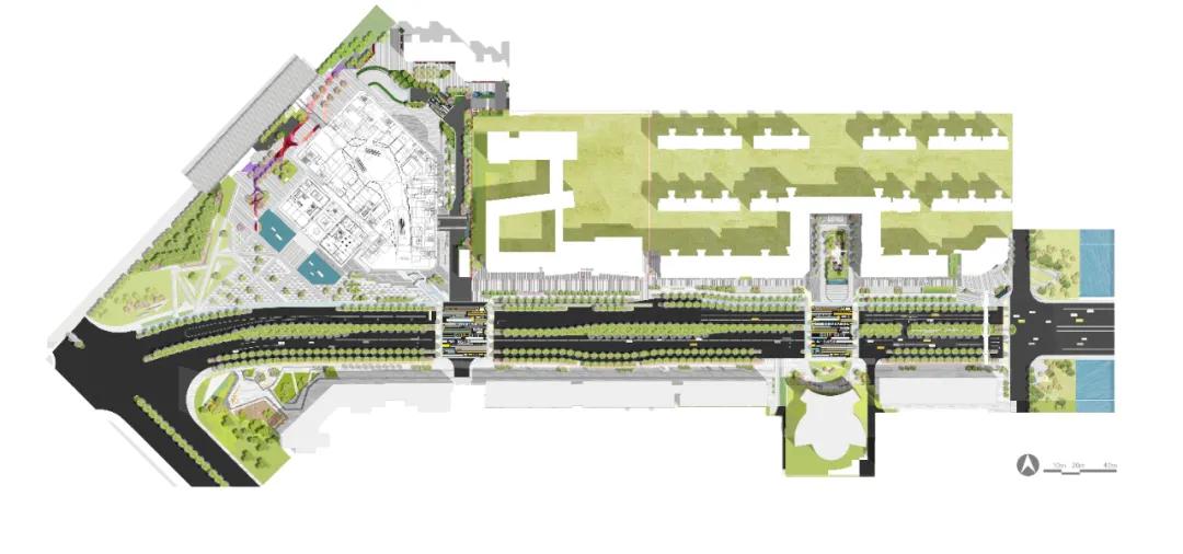园冶杯参赛作品|天津万科翡翠大道：重塑当代街区景观