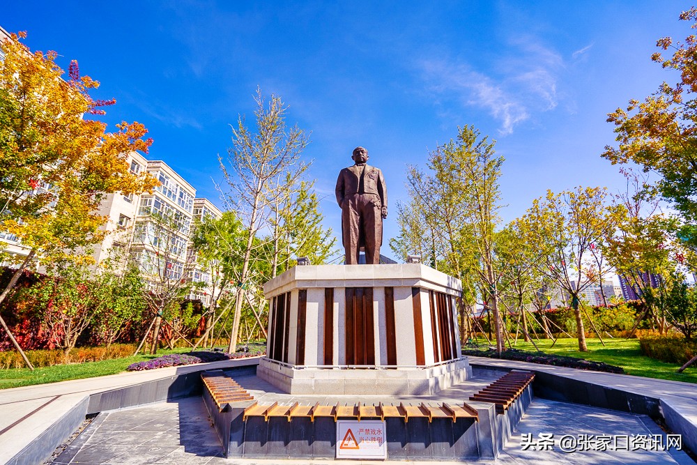 张家口新开的主题公园,张家口大好河山景观区夜景