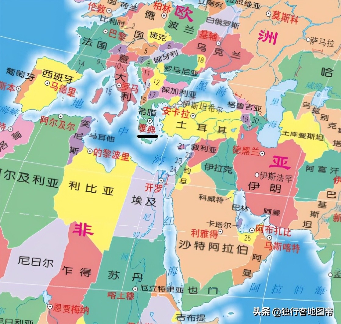 欧洲沿海国家希腊,希腊海岸线