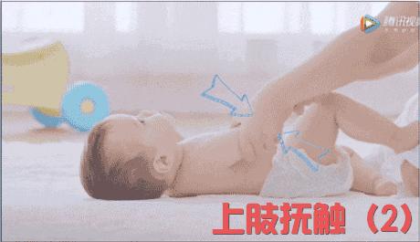 新生儿肚子按摩排气操0-3个月,宝宝肚子胀气抚触操
