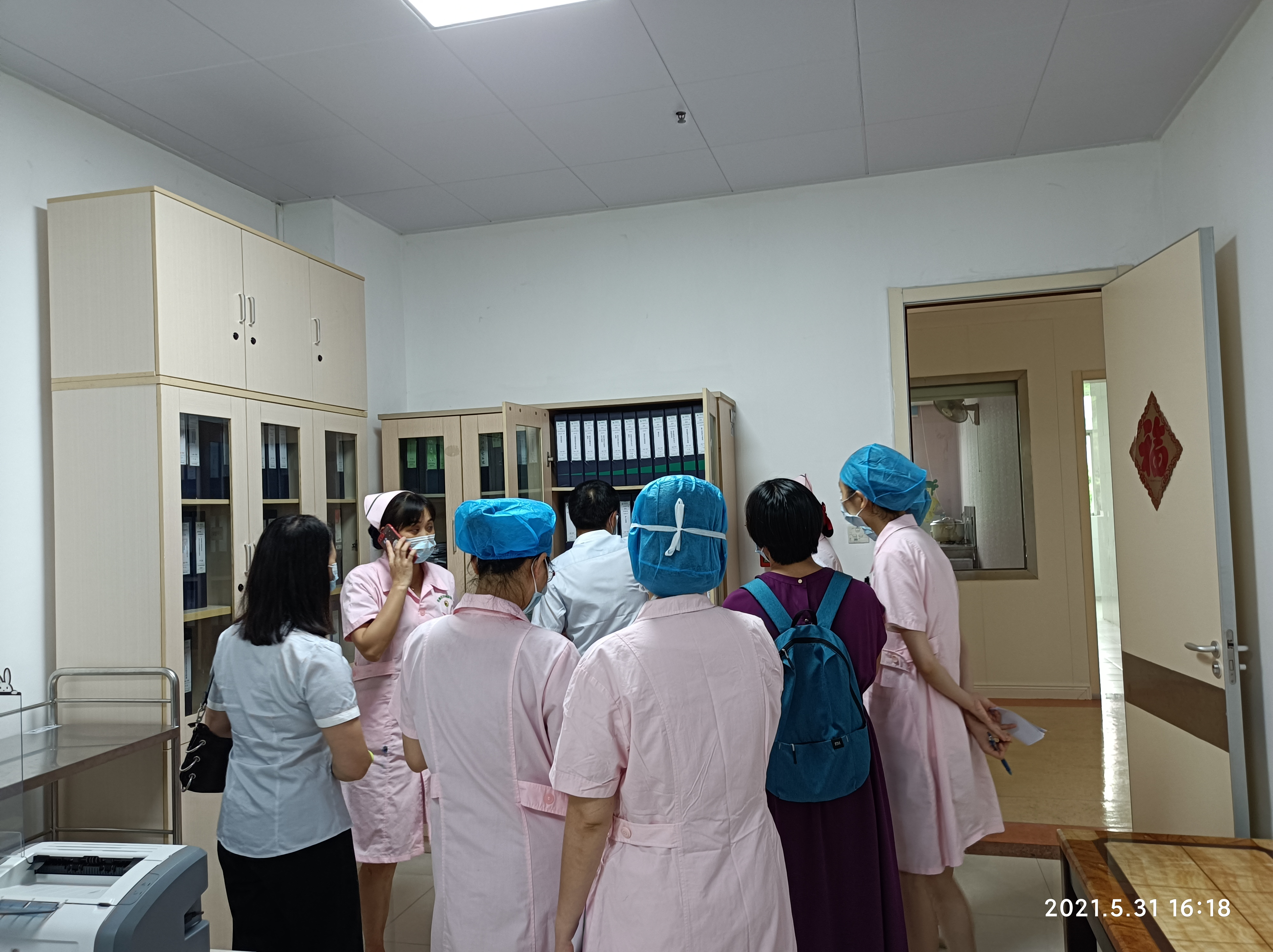 广州市花都区妇幼保健院（胡忠医院）进行6S精益管理现场指导