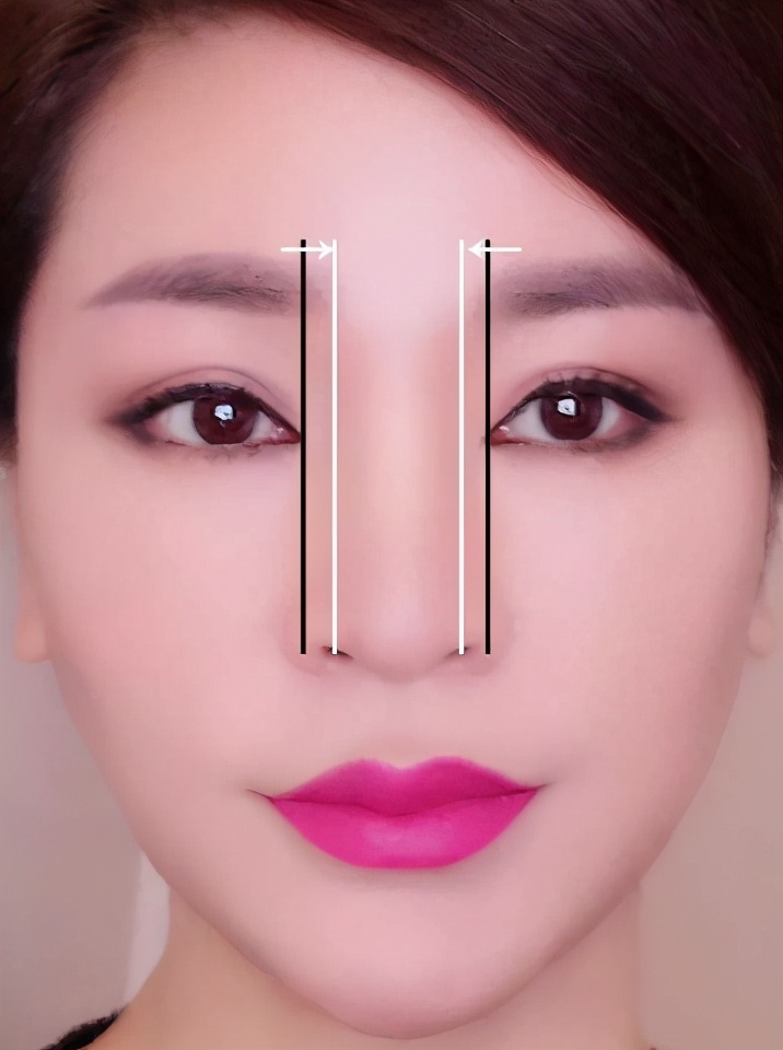 打造高鼻子教程,打造高鼻梁效果图