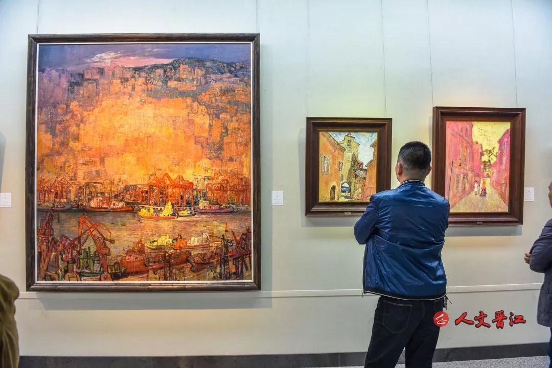 画笔寄乡思|潮起晋江——张及时油画艺术展在晋江开幕