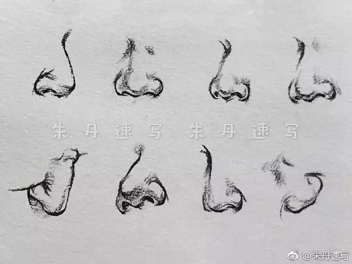 速写看一眼画一笔,用速写的方法画肖像画