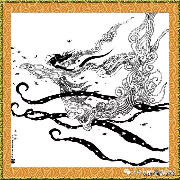 卢延光白描连环画全集,卢延光山水白描精品集