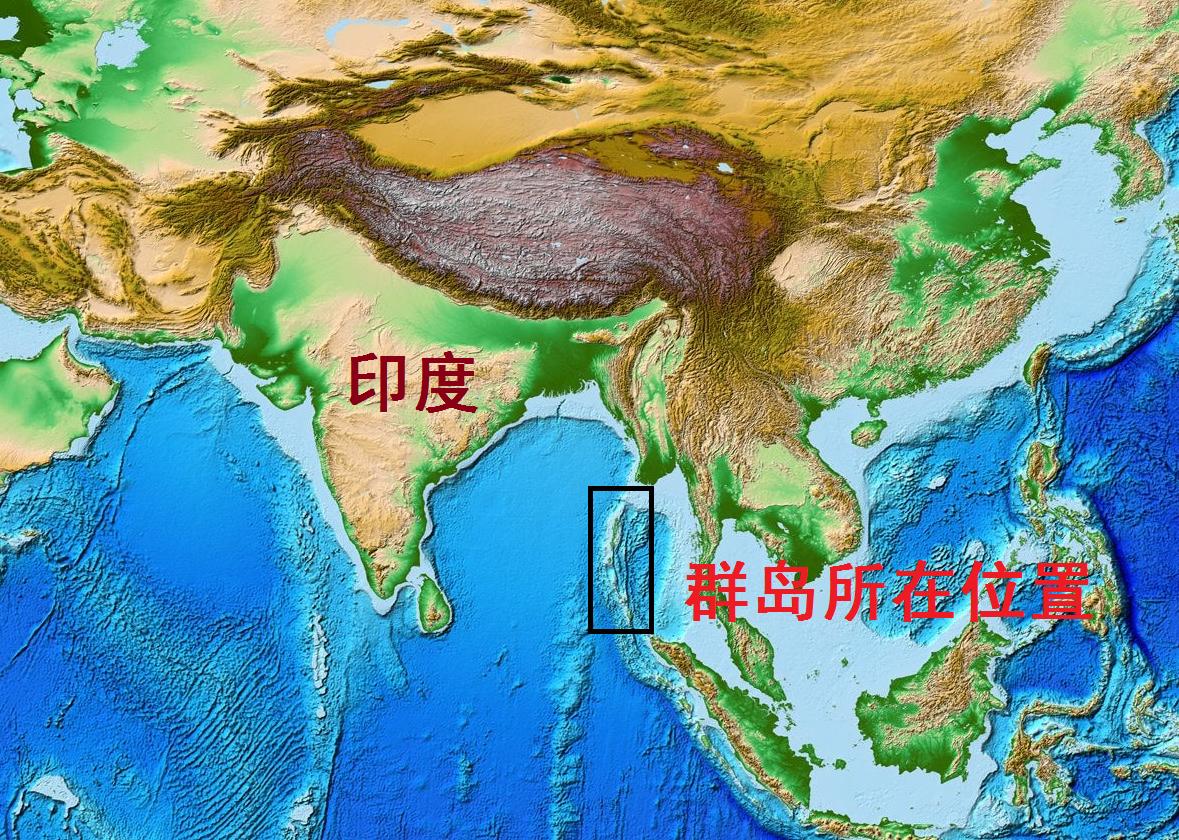 安达曼尼科巴群岛距离缅甸多远,安达曼群岛印度缅甸