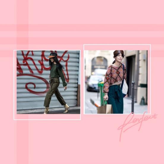 今年流行的纸袋裤怎么穿,新款流行好看显瘦百搭裤