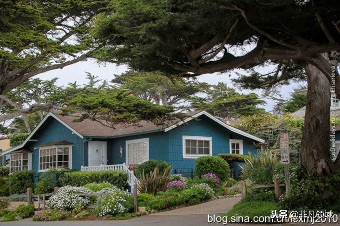 加州卡梅尔小镇,加州卡梅尔海景别墅