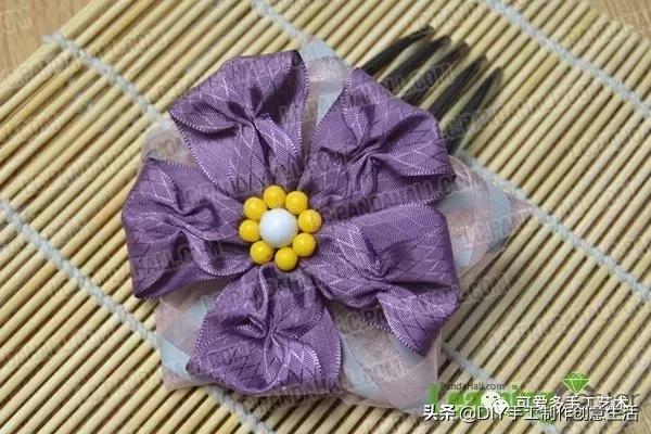 丝带做花带,做花带的教程