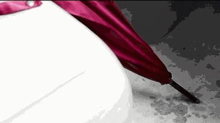 折叠反向伞带手电筒,伞自动折叠照明