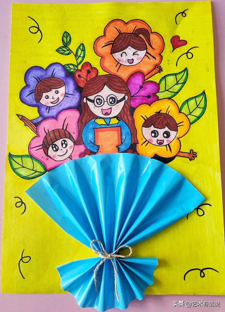 教师节礼物该画什么画送给老师,教师节送给老师的礼物应该画什么