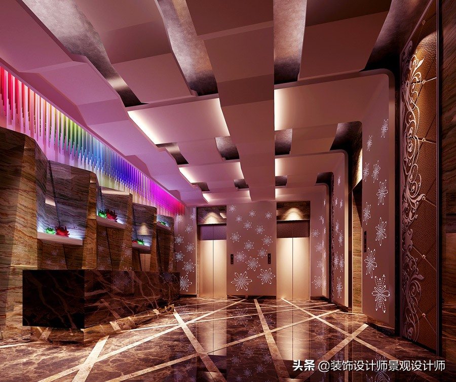 ktv室内设计案例效果图,ktv室内设计