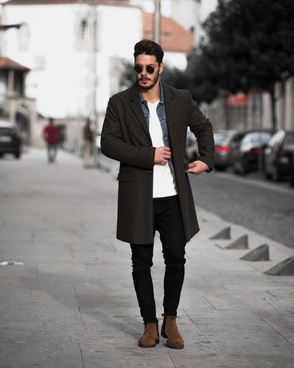 型男必备男士真皮潮流马丁靴,型男通勤靴子