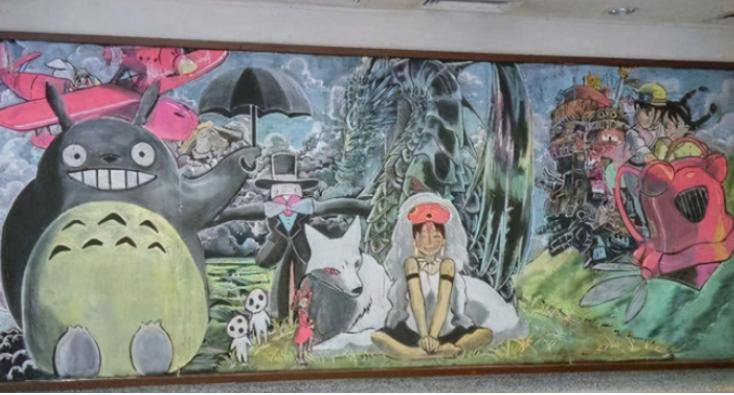 初三学生黑板报走红,初中生擦黑板报