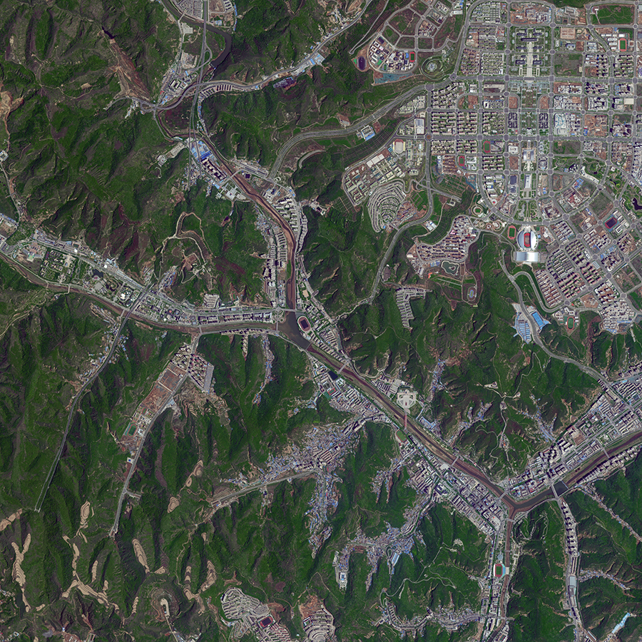 “吉林一号”太空视角,看中国*产党共**百年红色足迹