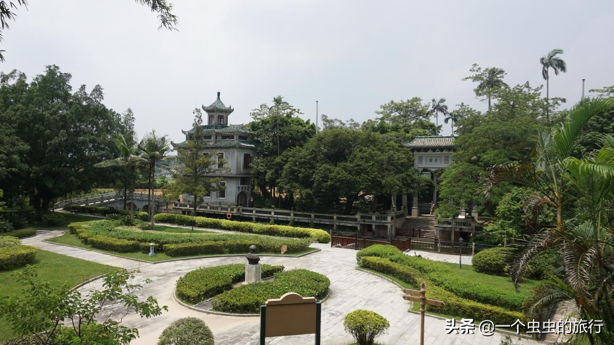 华侨公园全景图,开平立园园林