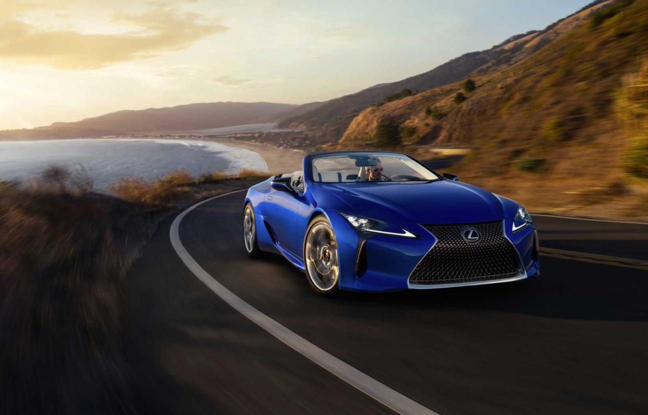 全中国唯一一台雷克萨斯lc500敞篷,行走的艺术品雷克萨斯lc500