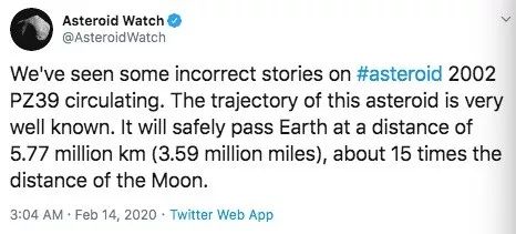 一颗行星飞掠地球,一颗小行星今晚飞掠地球