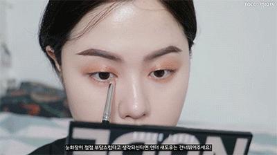 单眼皮眼妆的画法初学者视频,圆眼单眼皮内眦赘皮眼妆画法