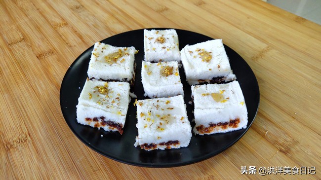 最简单好吃的桂花糕做法教程,软糯香甜桂花糕简单做法
