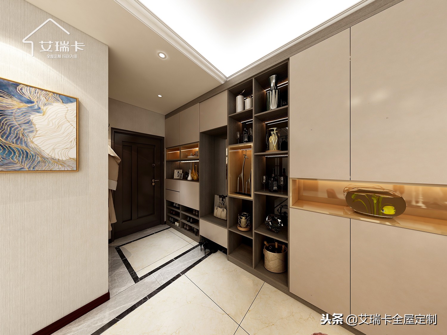 让爱停留的港湾，艾瑞卡全屋定制拎包入住145平家空间