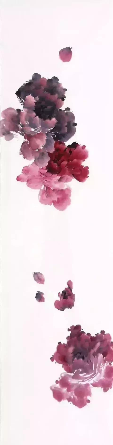 写意牡丹三种画法,王雪涛写意牡丹画法及调色技巧