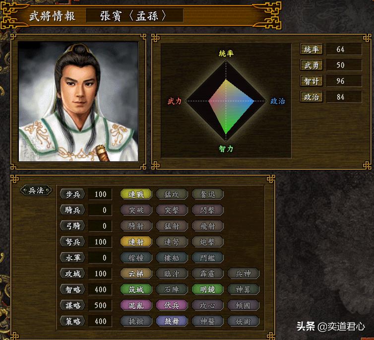 三国志9隐藏十个武将,三国志9十大神将