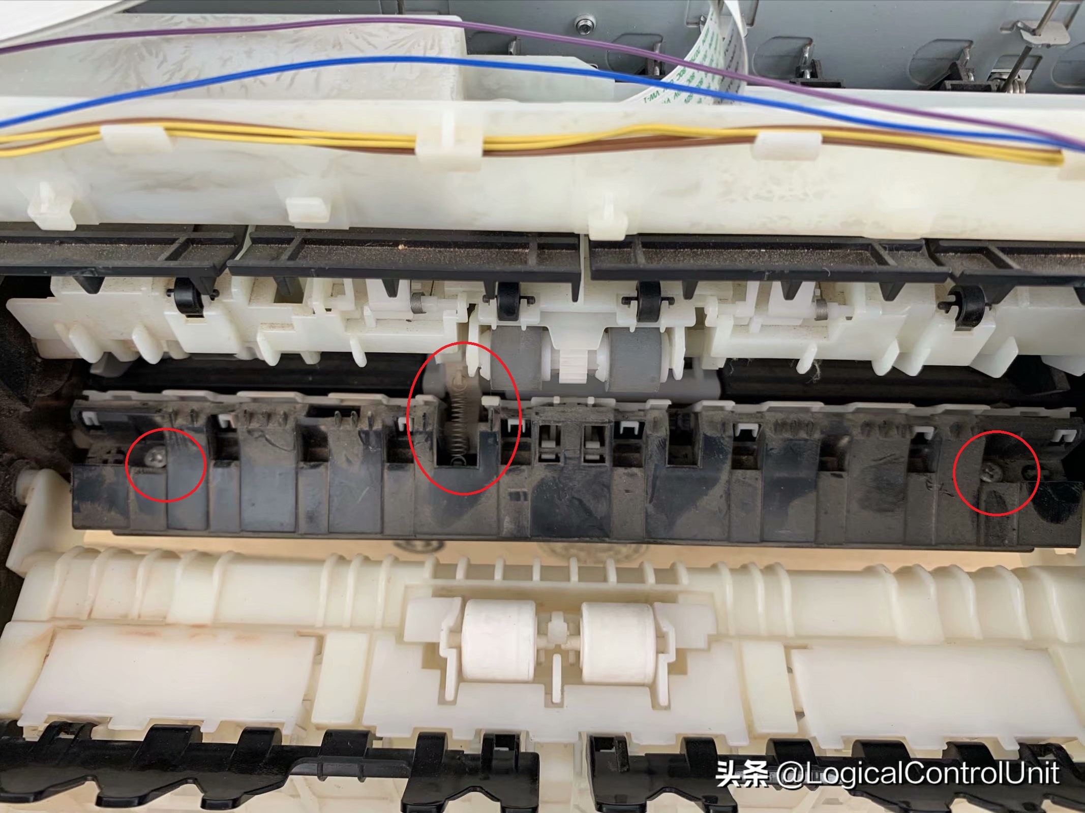 佳能彩色复印机拆机视频,佳能mx378打印机废墨仓拆卸